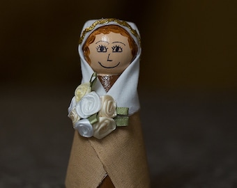 Our Lady of Mount Carmel Peg Doll