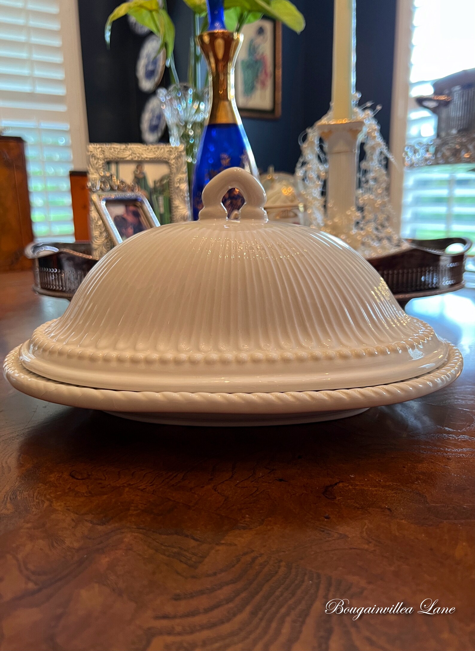 LENOX 'butler's Pantry' Covered Butter Dish Made Etsy