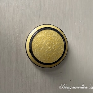 Enamel Guilloche Compact -- Mirrored - Powder and Blush