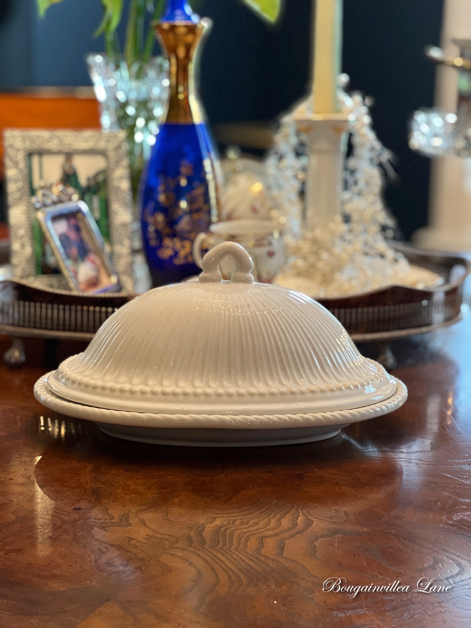 LENOX 'butler's Pantry' Covered Butter Dish Made Etsy