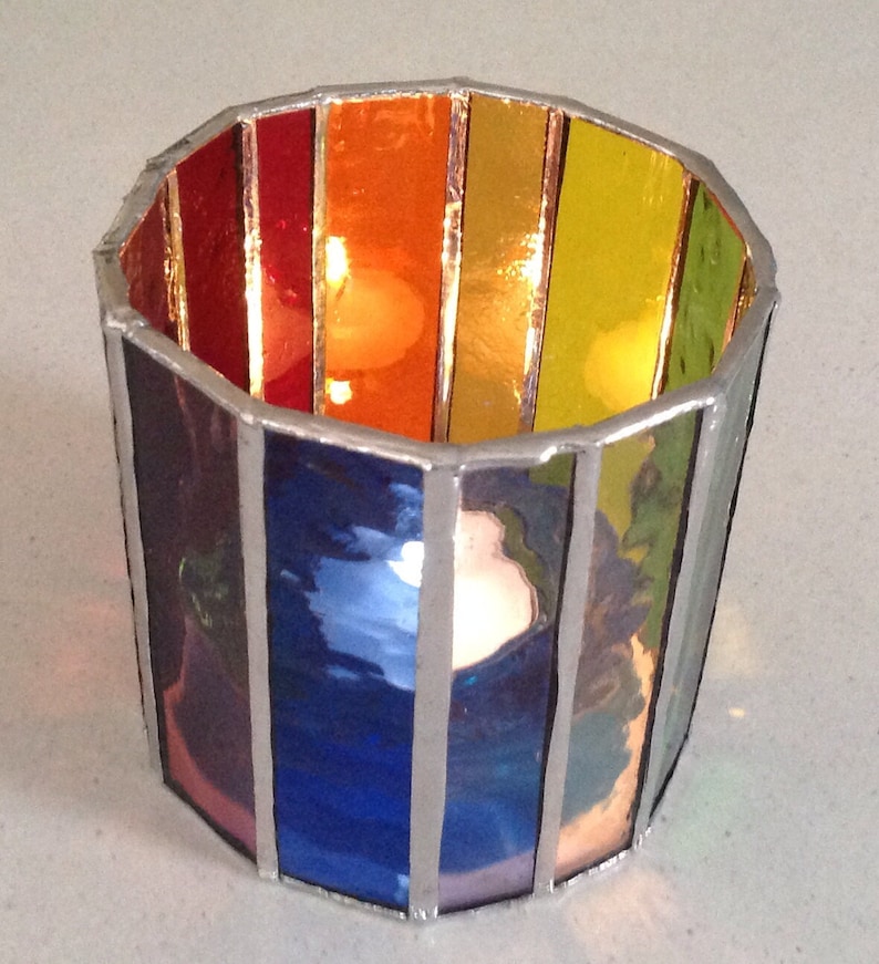 Rainbow Candle Lantern image 2