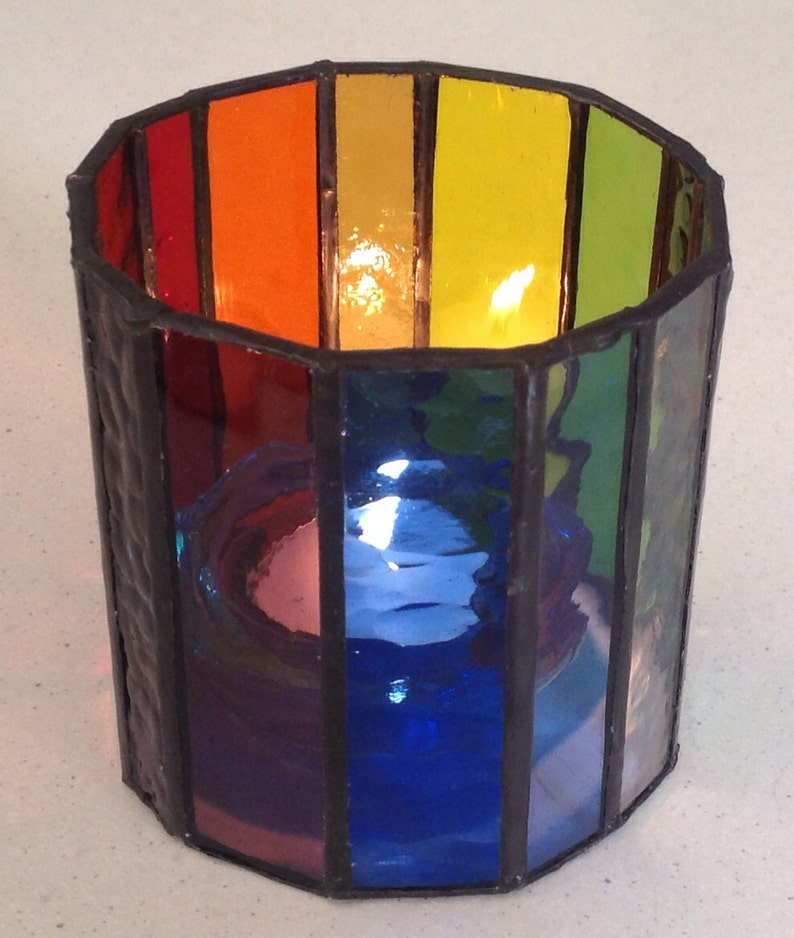 Rainbow Candle Lantern image 1