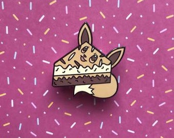 Éveil Gâteau Dur Épingle en émail Pokémon Revers Pin Pokepin