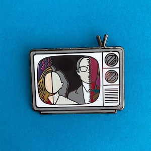Wanda & Vision-pin Op Wandavision geïnspireerde emaille pin heks reversspeld