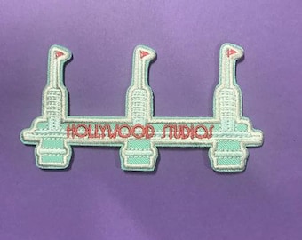 Hollywood Studios DHS Embroidered Iron On Patch Disney Parks Inspired Patch Design