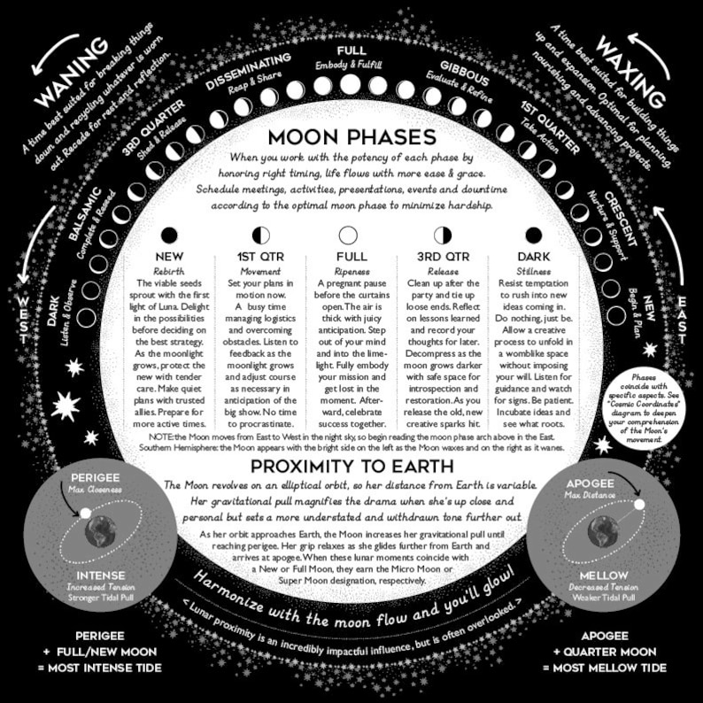 Cosmic Clock 12 Month Astrology & Moon Calendar image 4