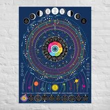 2024 Cosmic Calendar Featuring Zodiac, Moon Phases astrology, Astronomy  USA, Canada, Europe & Australia - Etsy