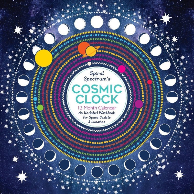 Cosmic Clock 12 Month Astrology & Moon Calendar image 1