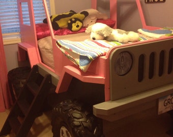 DIY ジープ風ベッドプラン – 簡単な手順でカスタム子供用ベッドを作ろう – 初心者に最適な木工プロジェクト & ジープ愛好家へのギフト