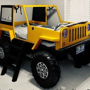 Bed Plans DIY Twin Size Car Bed Etsy