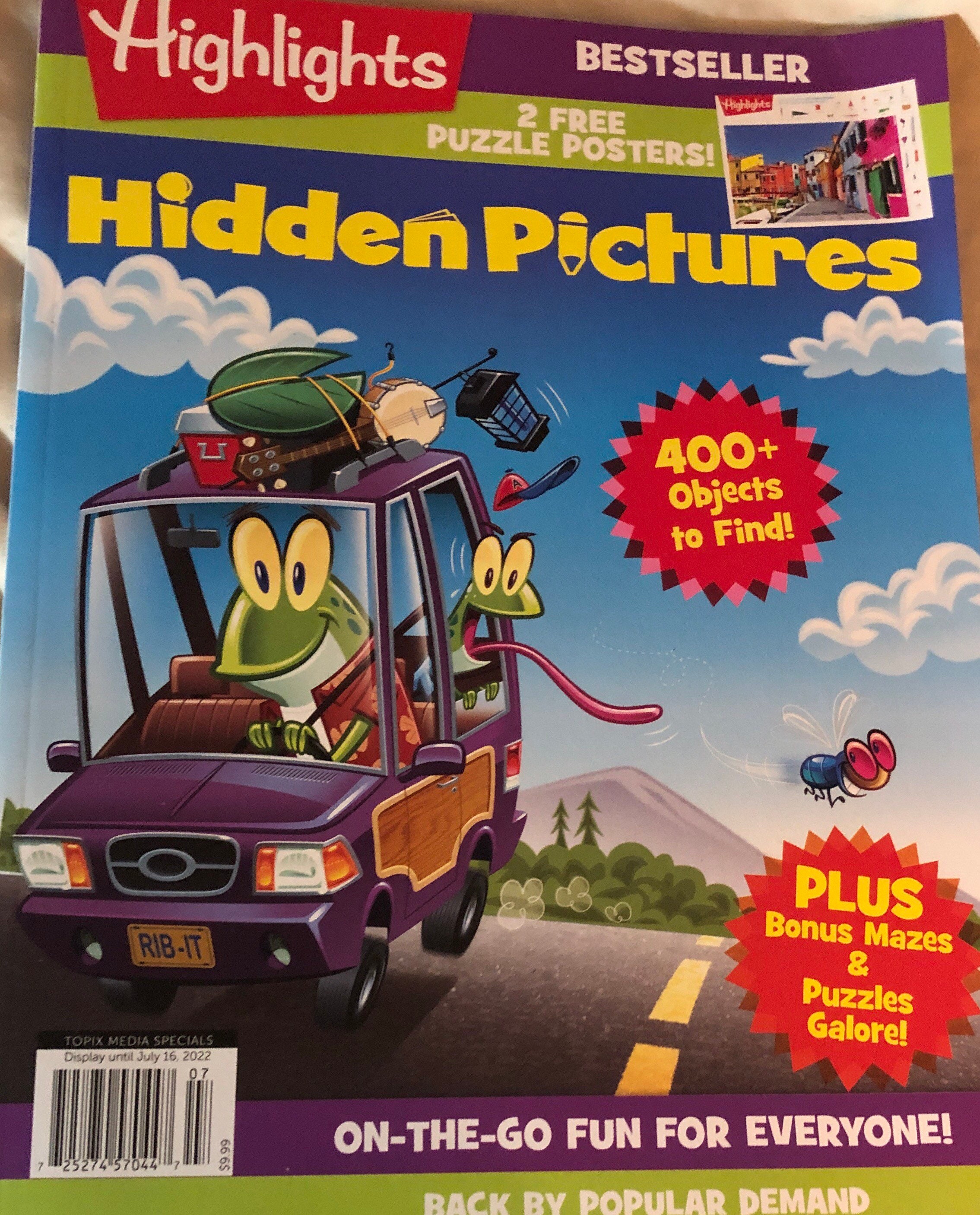 Highlights Hidden Pictures Magazine - Etsy