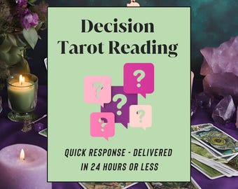 Decision Tarot Reading: Guidance for What's Next