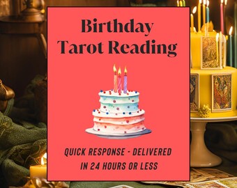 Personalized Birthday Tarot Reading: 12-Month Projection