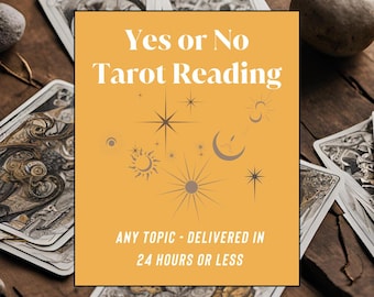 Intuitive Yes No Tarot Reading: Same Day Guidance