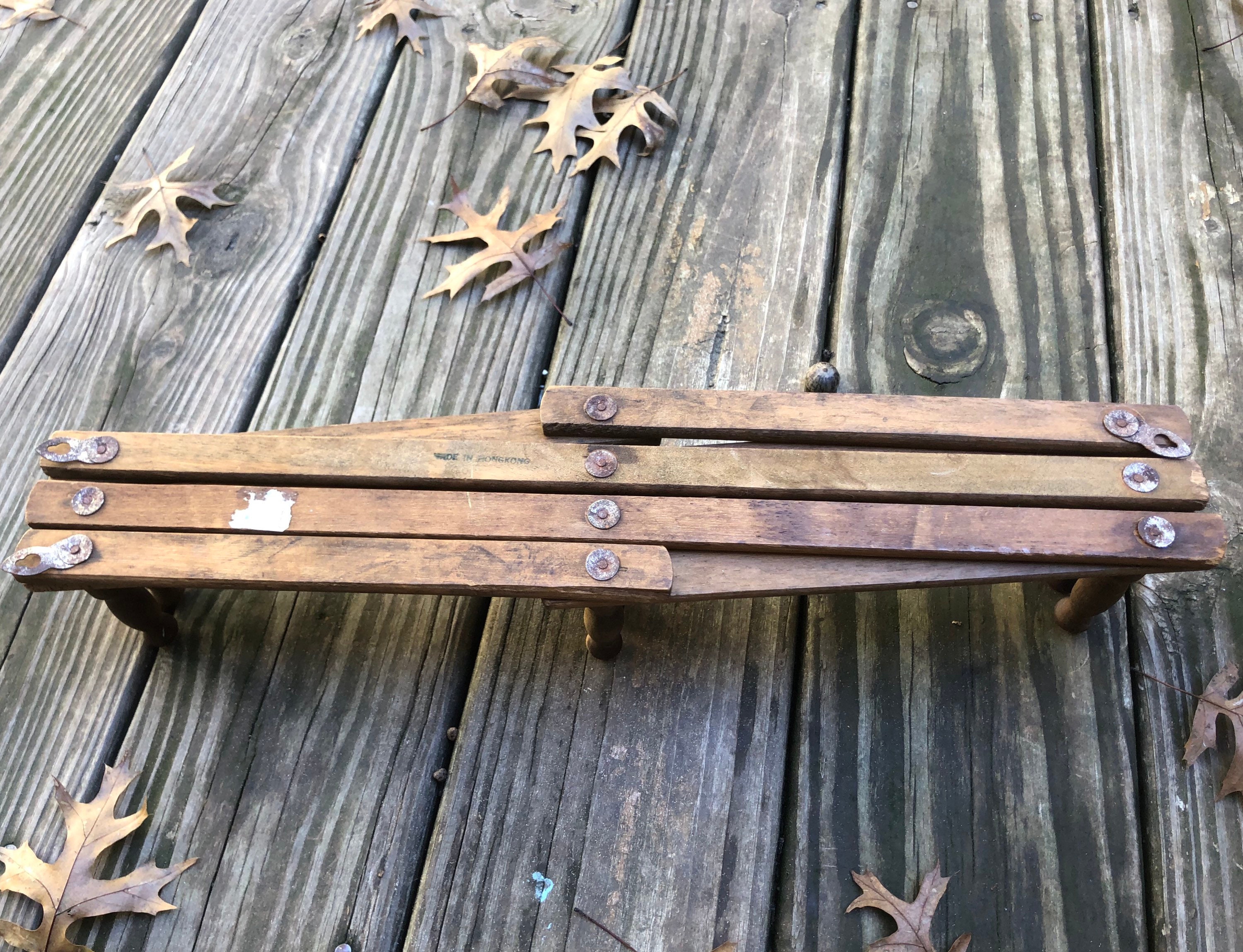 Vintage Holz Akkordeon Peg Rack Rustikale Bauernhaus Eingang | Etsy