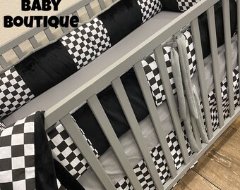 motocross crib bedding