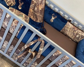Camo Crib Bedding Etsy