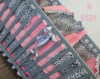 leopard print baby bedding