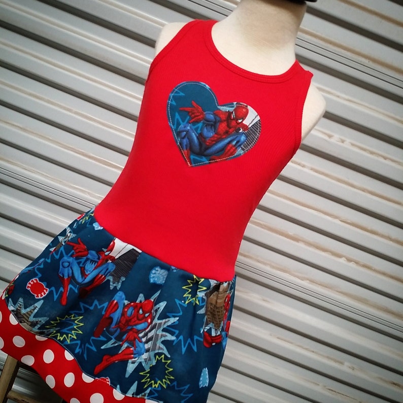 Spiderman Dress LONG SLEEVE
