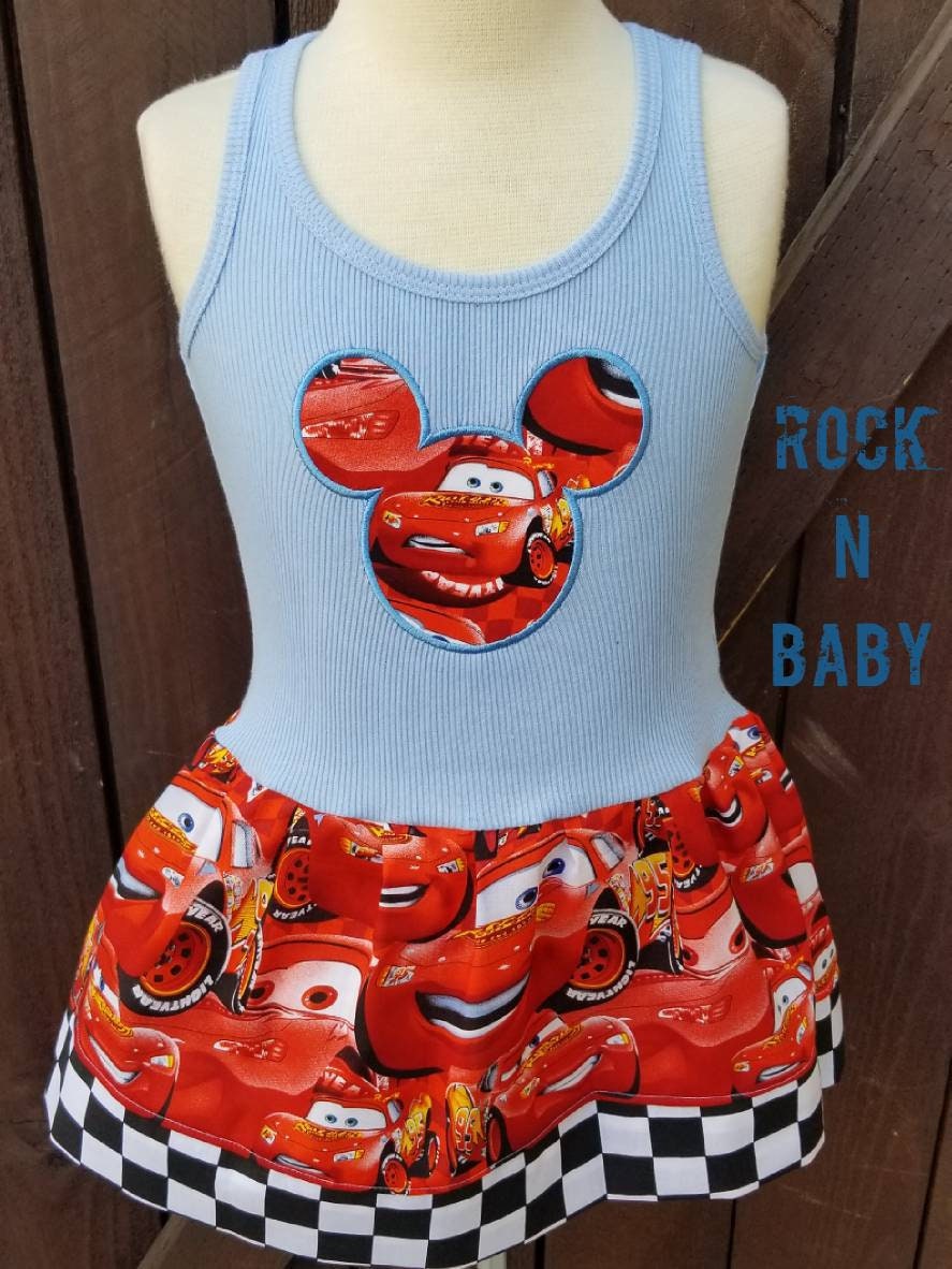 Lightning Mcqueen Dress. Etsy