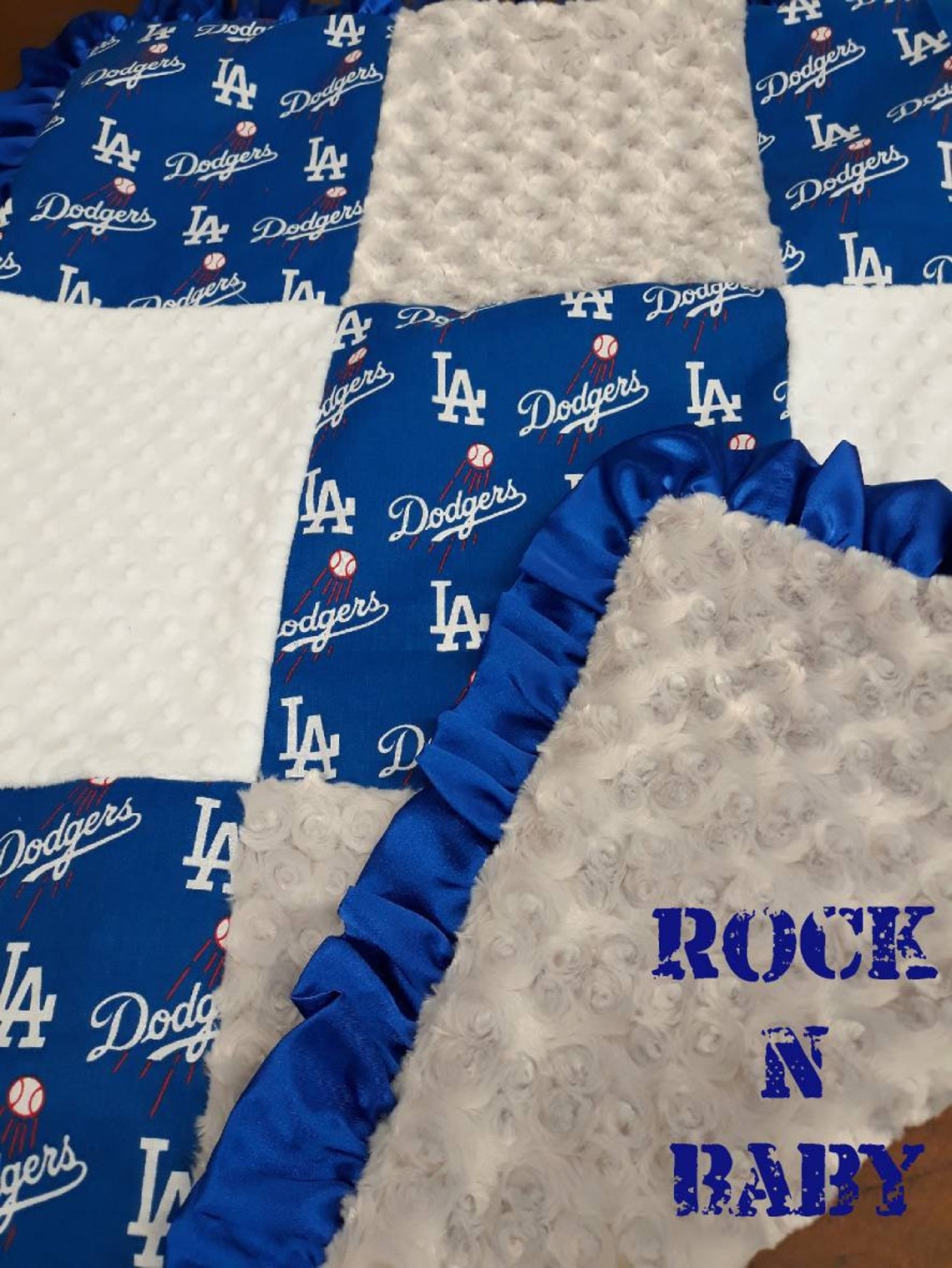 Dodgers Blanket Dodgers Baby Blanket Dodgers Baby Gift. Etsy