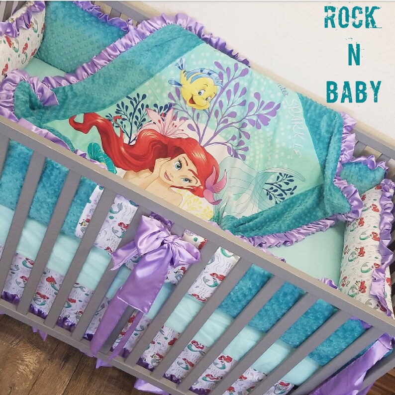 Little Mermaid Crib Set. Etsy