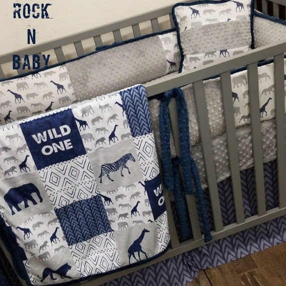 elephant and giraffe baby bedding