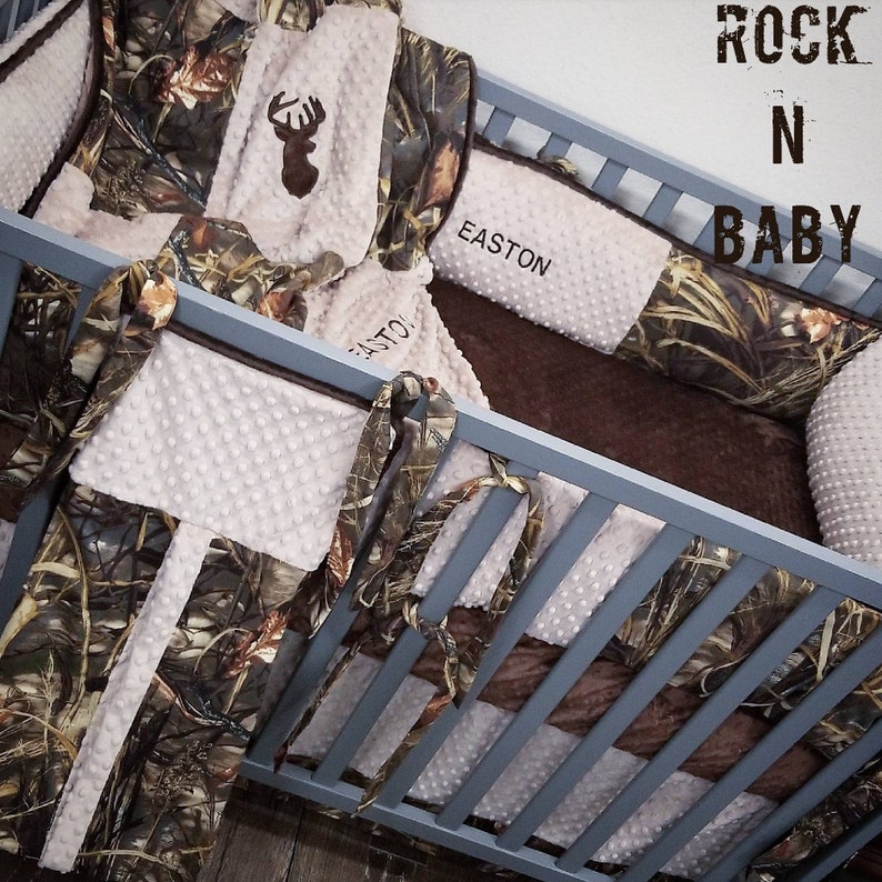 Baby boy crib bedding Camo baby bedding Max 4 Max 5 baby Etsy