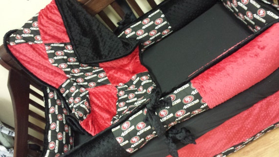 San Francisco 49ers Crib Set You Design Several Colors Etsy