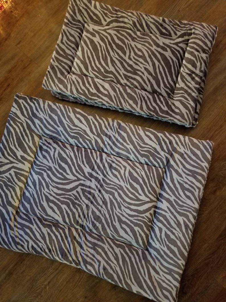 Minky Pet Bed. Minky Dog Bed. Pet Crate Pad. Minky Cat Bed. | Etsy