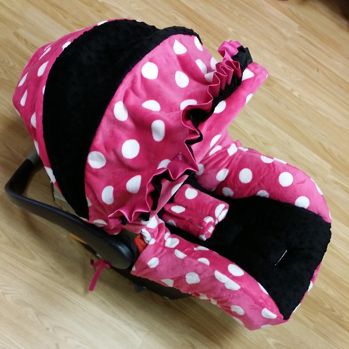 Pink Polka Dot Infant Car Seat Replacement Cover. You Choose Etsy