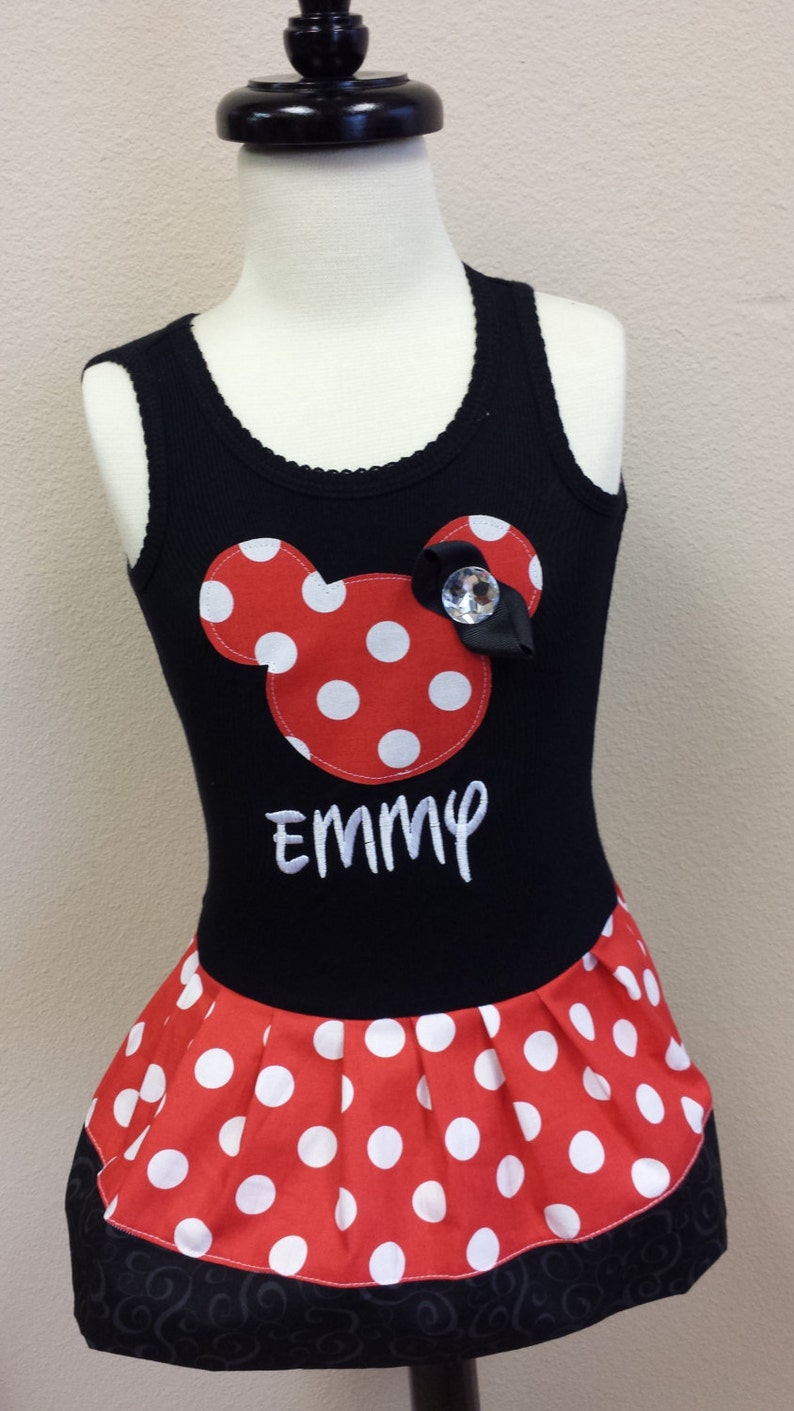Minnie Mouse Dress LONG SLEEVE