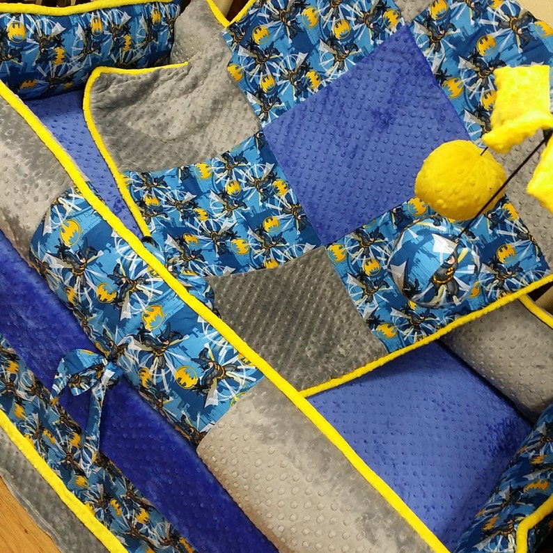 Batman Crib Set. You Design. Several Colors Available. Etsy