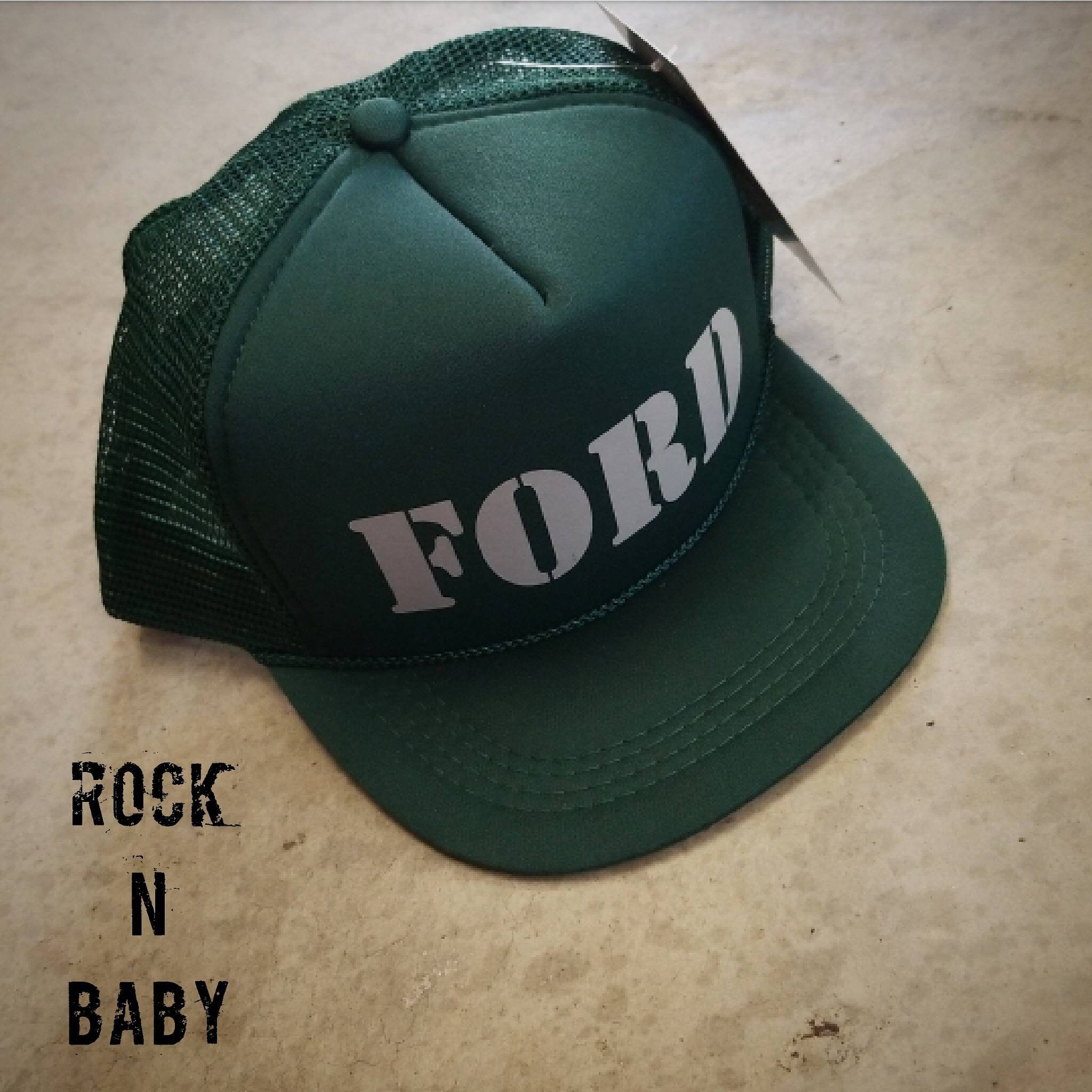 Infant Trucker Hat, Toddler Trucker Hat. Custom name.
