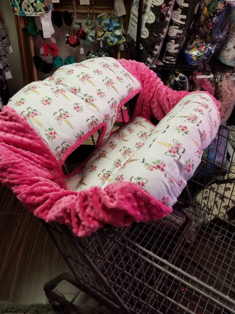 unicorn shopping cart cover