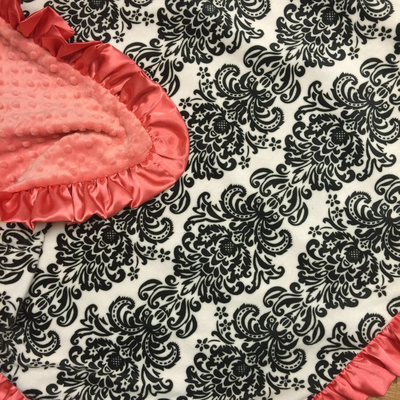 Cheetah Leopard Minky Baby Blanket. Hot Pink Etsy