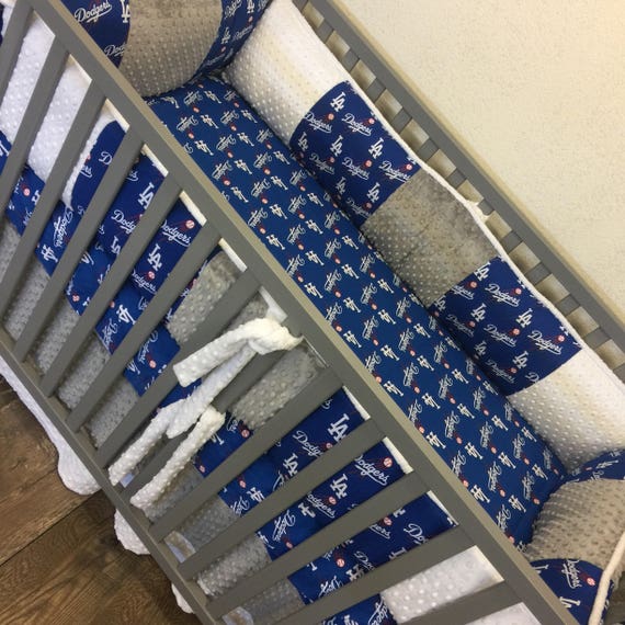 La Dodgers Crib Set Etsy