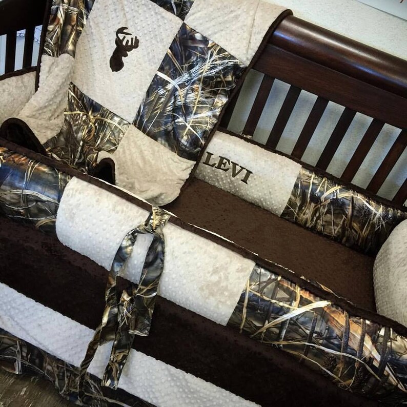 Baby boy crib bedding Camo baby bedding Max 4 Max 5 baby Etsy