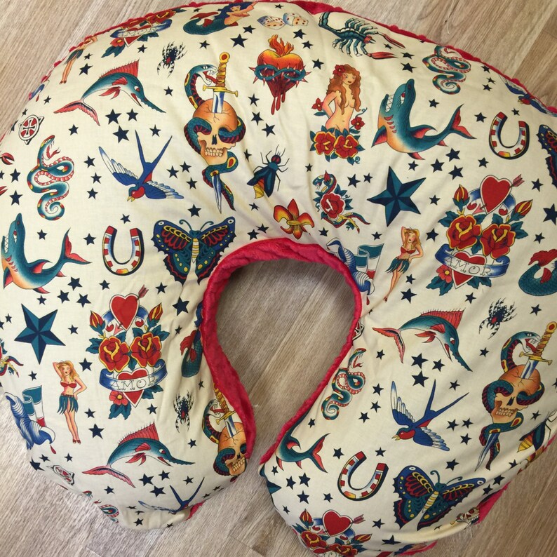 Nursing Pillow Cover. Fits Boppy Pillow. Tattoo Etsy