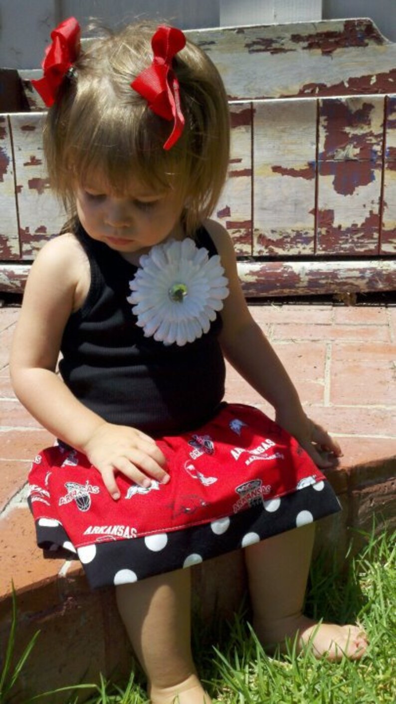 Custom kids clothing Cheer dress Football Dress Sports Dress Broncos Dress