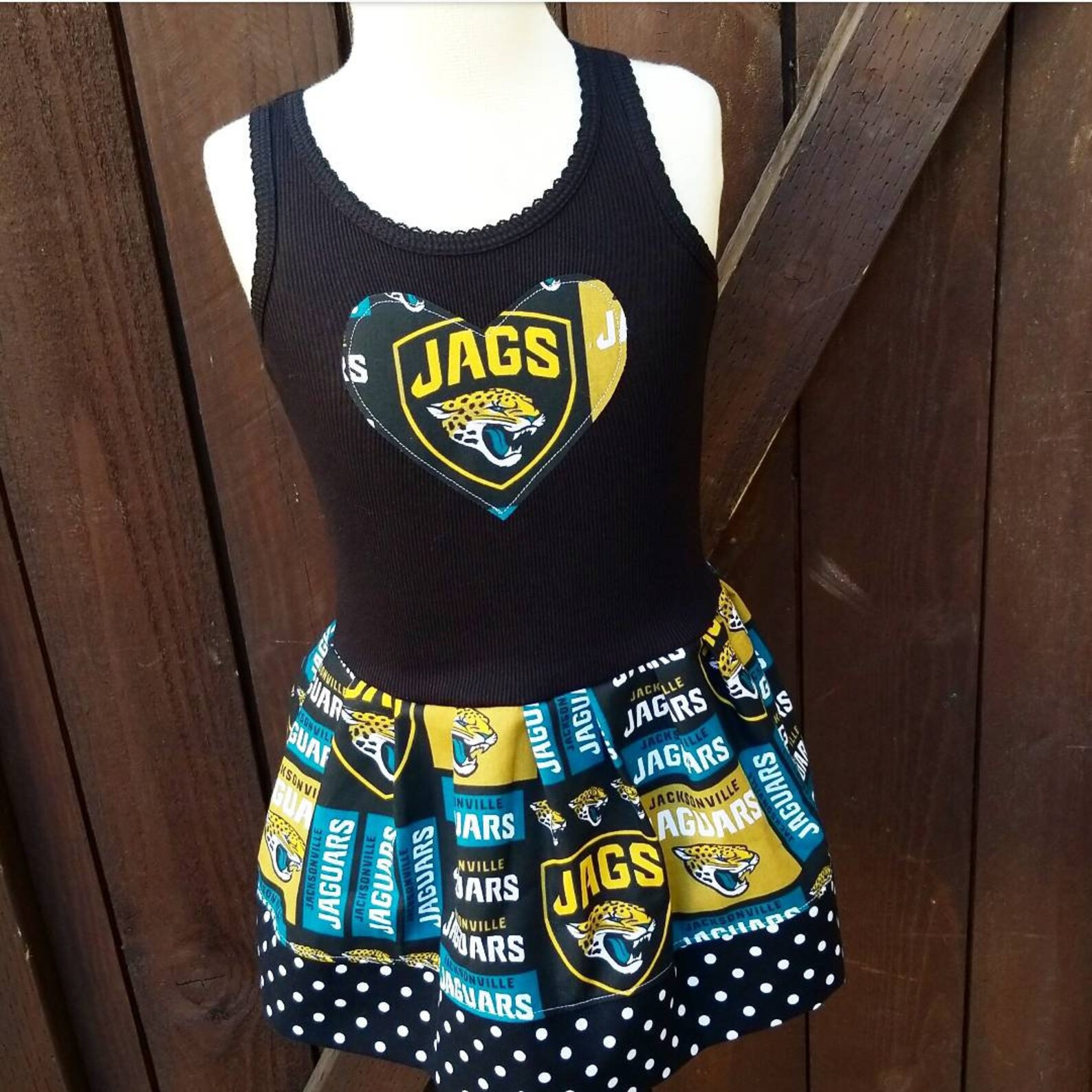 Jacksonville Jaguars Dress. All NFL and College Teams Etsy