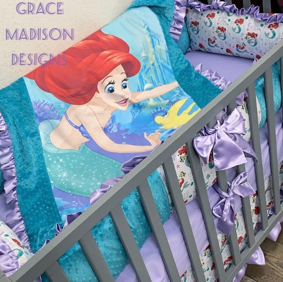ariel crib bedding