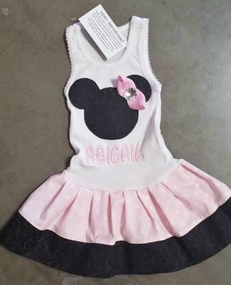 Minnie Mouse Dress LONG SLEEVE