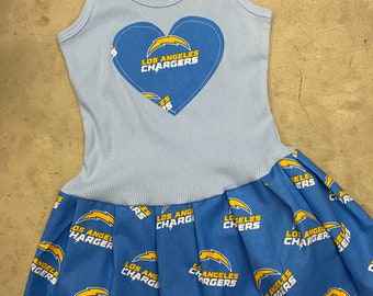 chargers jersey dress