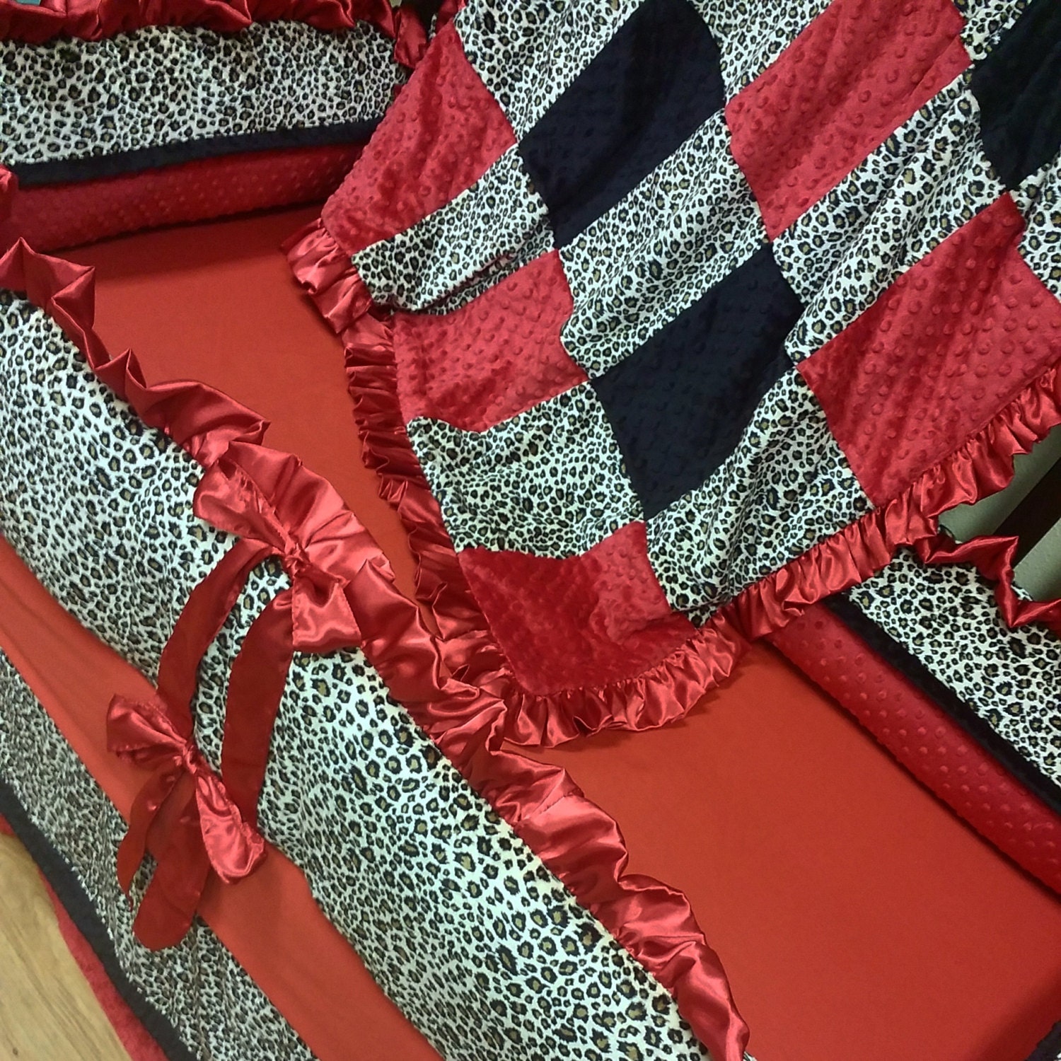 Leopard Baby Bedding Cheetah Baby Bedding Leopard Crib Bedding