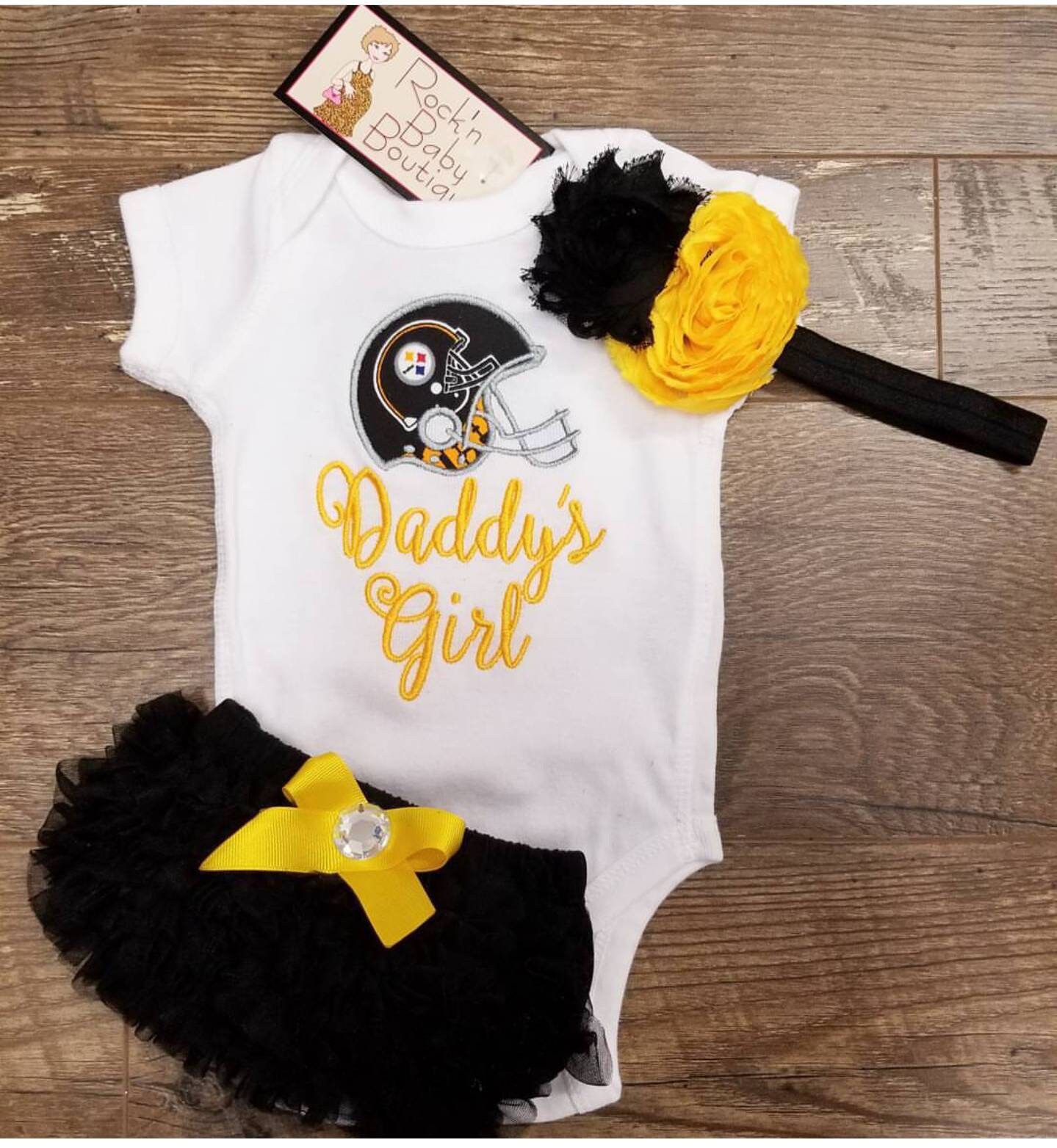 baby girl steelers outfit