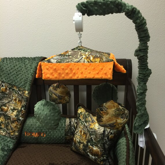Real Tree Animals Camo Crib Mobile Custom Your Own You Etsy