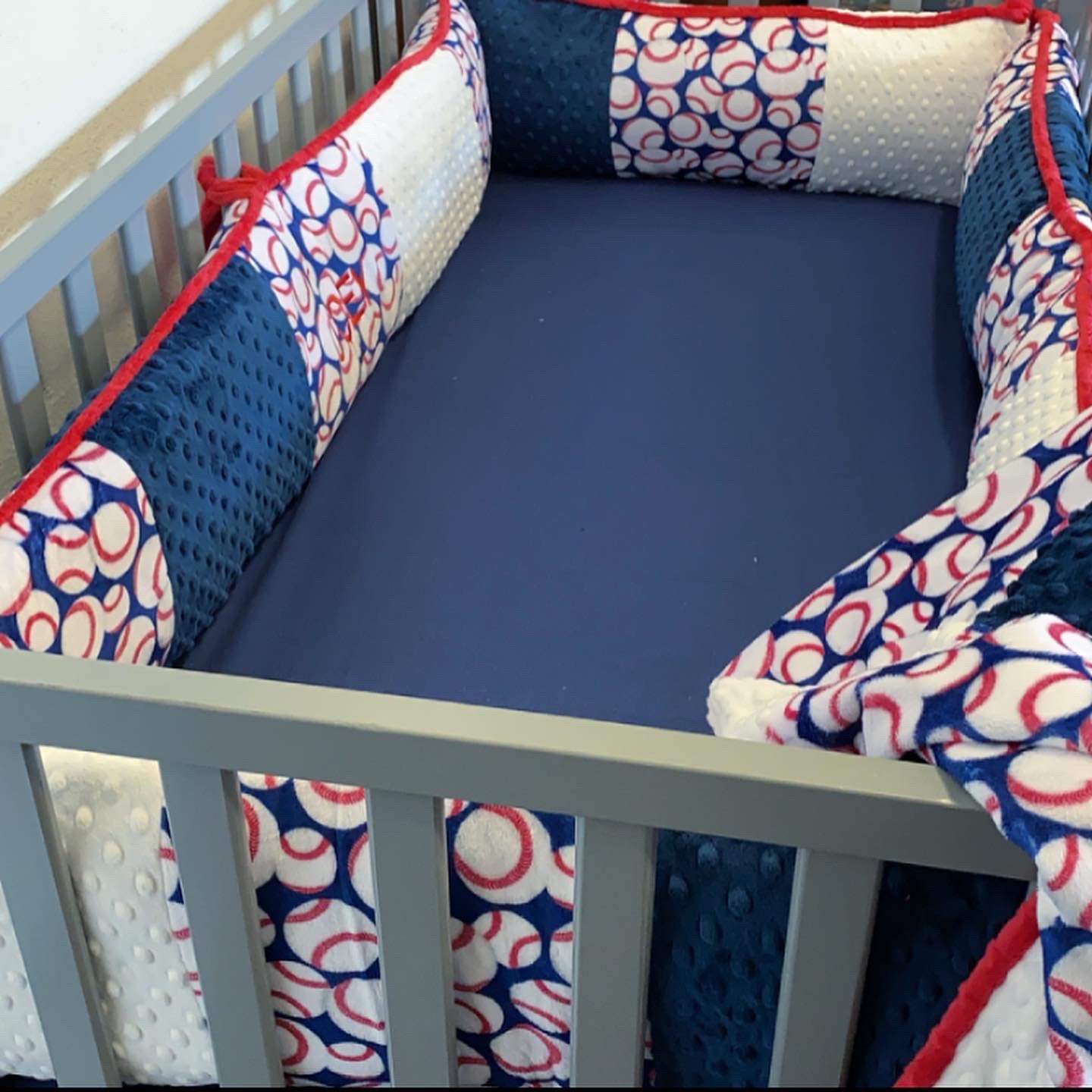 baseball crib set