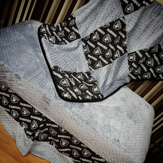 raiders crib bedding set