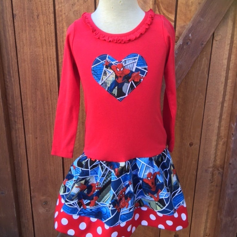 Spiderman Dress LONG SLEEVE